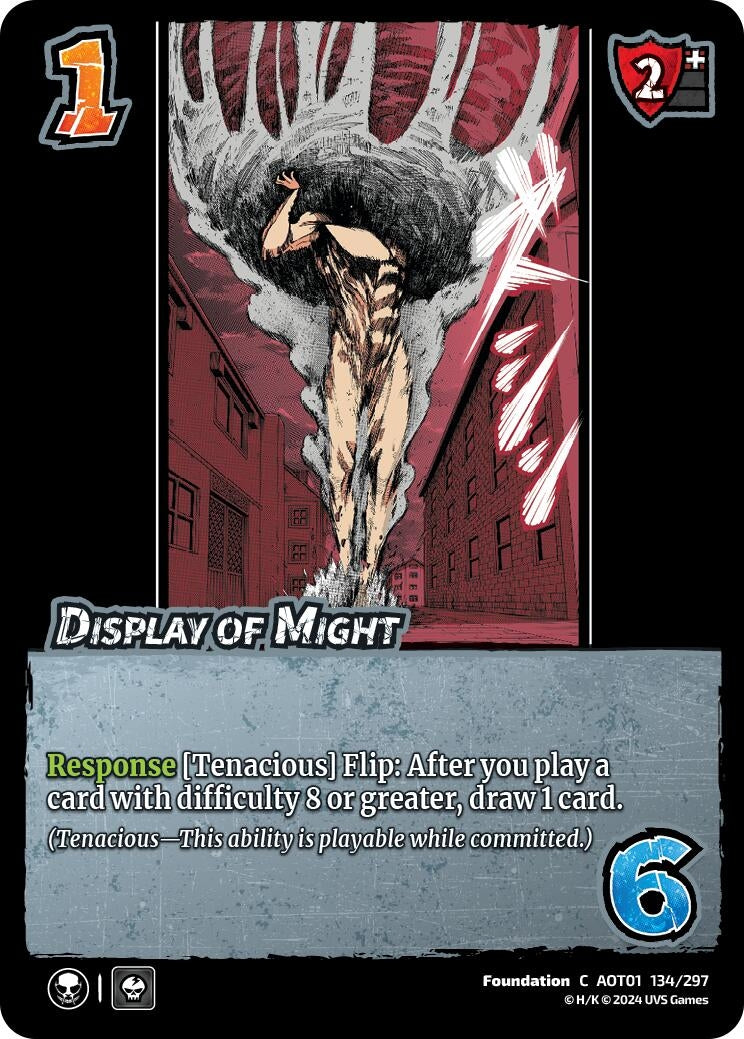Image for Display of Might (Attack on Titan: Battle for Humanity) (134/297) - UniVersus