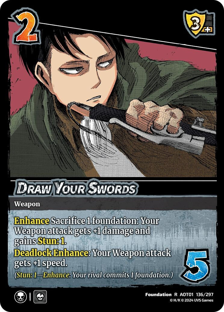Image for Draw Your Swords (Attack on Titan: Battle for Humanity) (136/297) - UniVersus