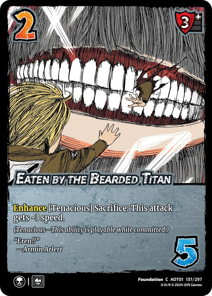 Image for Eaten by the Bearded Titan (Attack on Titan: Battle for Humanity) (137/297) - UniVersus