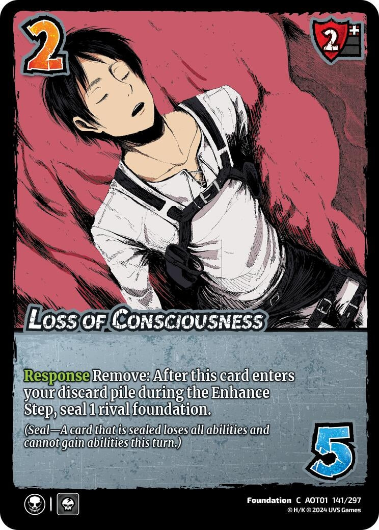 Image for Loss of Consciousness (Attack on Titan: Battle for Humanity) (141/297) - UniVersus