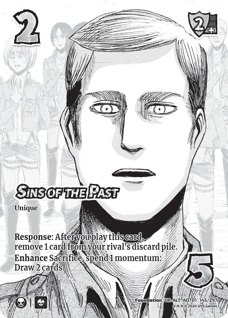 Image for Sins of the Past (Alternate Art) (Attack on Titan: Battle for Humanity) (145/297) - UniVersus