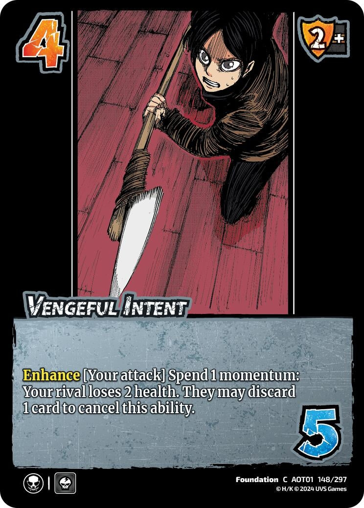 Image for Vengeful Intent (Attack on Titan: Battle for Humanity) (148/297) - UniVersus
