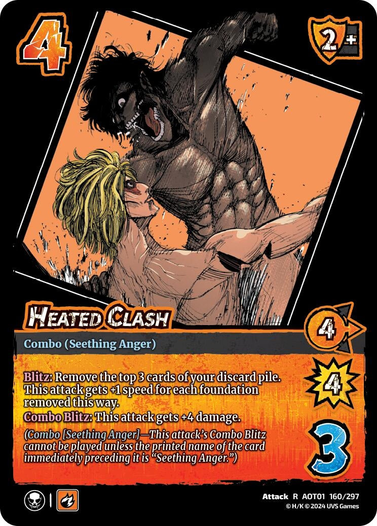 Image for Heated Clash (Attack on Titan: Battle for Humanity) (160/297) - UniVersus