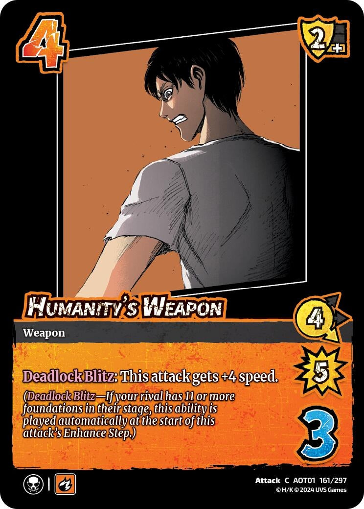 Image for Humanity's Weapon (Attack on Titan: Battle for Humanity) (161/297) - UniVersus