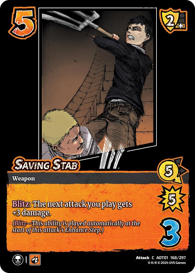 Image for Saving Stab (Attack on Titan: Battle for Humanity) (168/297) - UniVersus