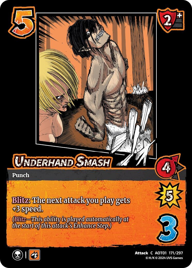 Image for Underhand Smash (Attack on Titan: Battle for Humanity) (171/297) - UniVersus