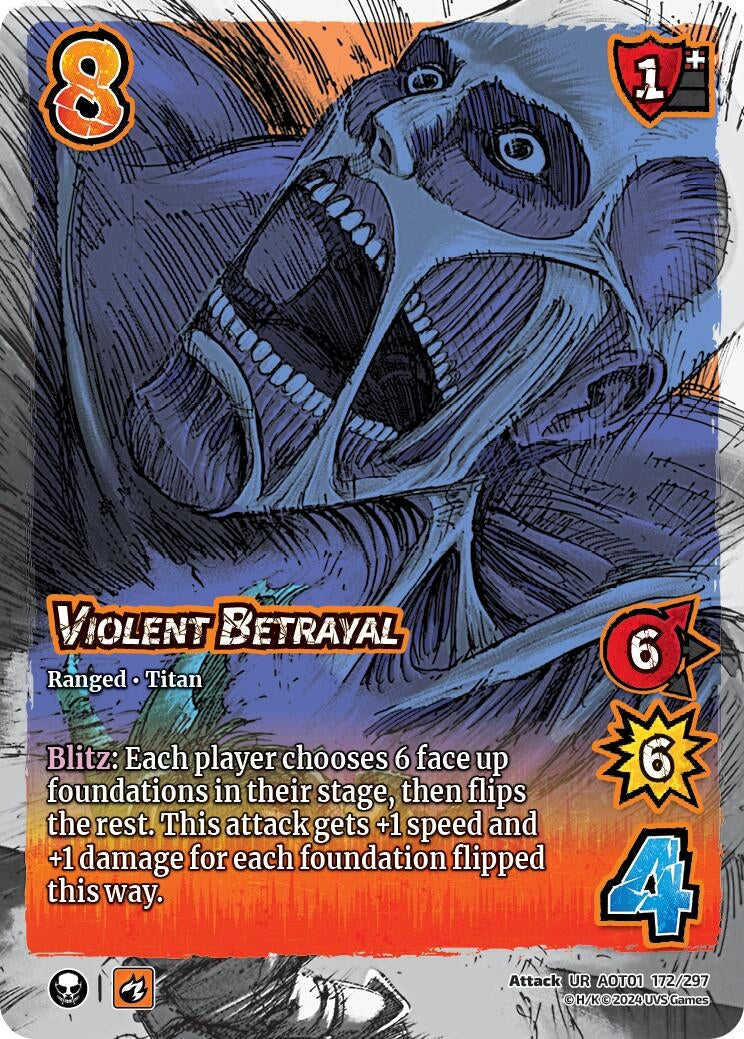 Image for Violent Betrayal (Attack on Titan: Battle for Humanity) (172/297) - UniVersus