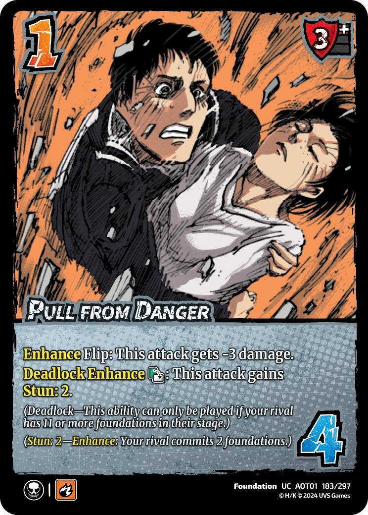 Image for Pull from Danger (Attack on Titan: Battle for Humanity) (183/297) - UniVersus