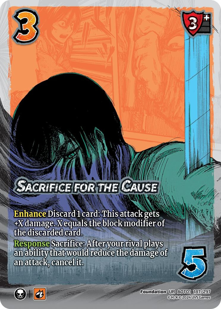 Image for Sacrifice for the Cause (Attack on Titan: Battle for Humanity) (187/297) - UniVersus
