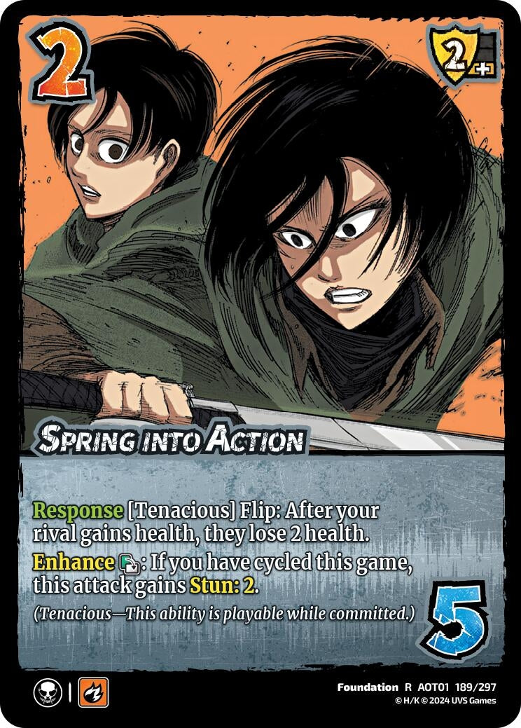 Image for Spring into Action (Attack on Titan: Battle for Humanity) (189/297) - UniVersus