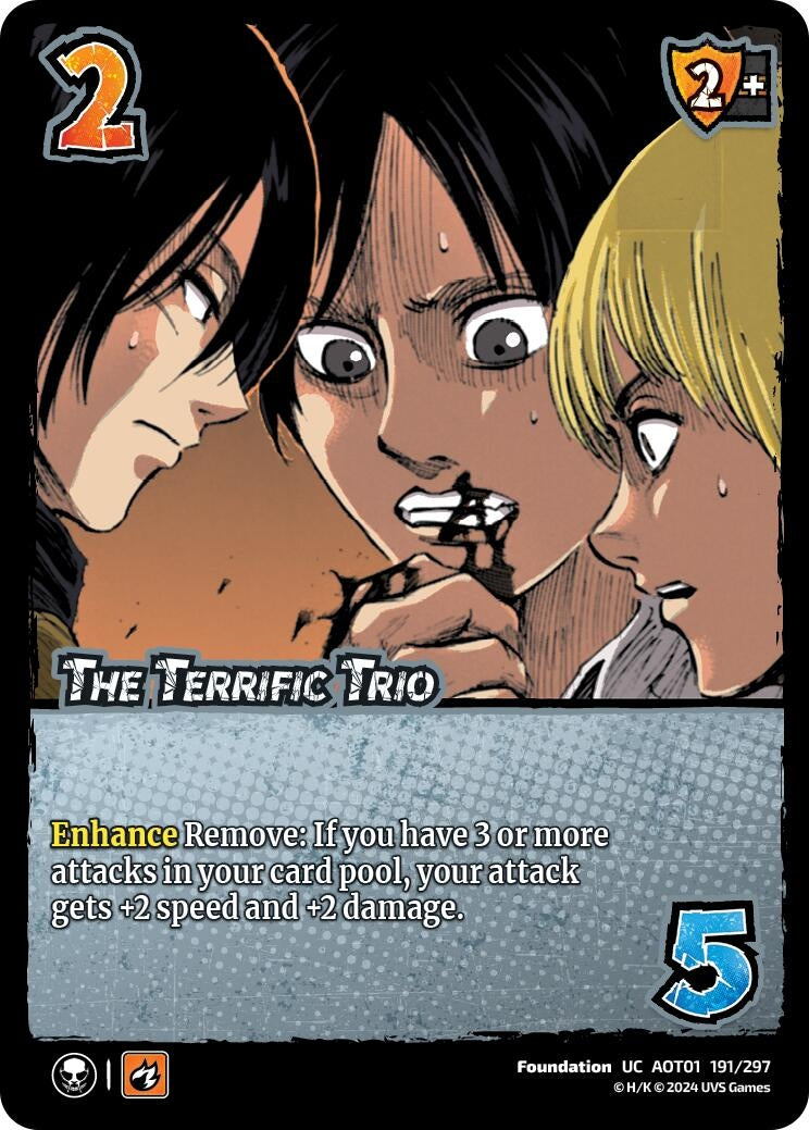 Image for The Terrific Trio (Attack on Titan: Battle for Humanity) (191/297) - UniVersus