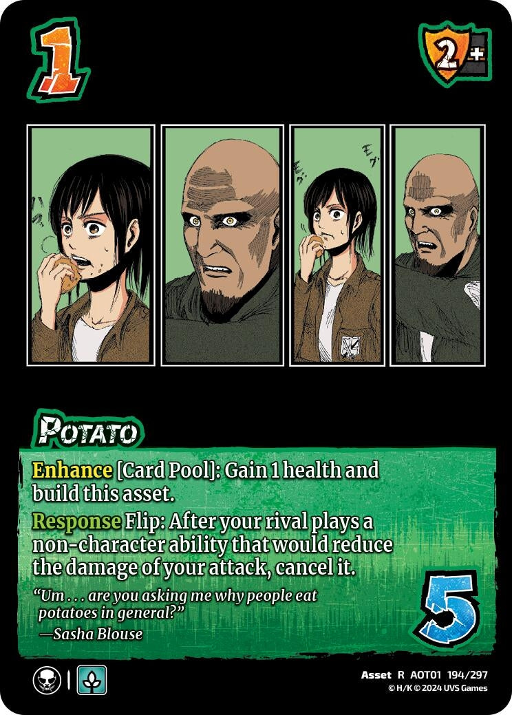 Image for Potato (Attack on Titan: Battle for Humanity) (194/297) - UniVersus