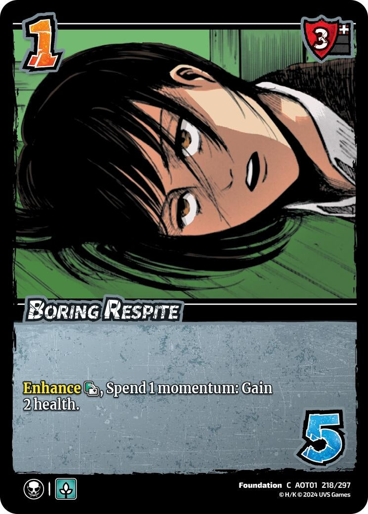 Image for Boring Respite (Attack on Titan: Battle for Humanity) (218/297) - UniVersus