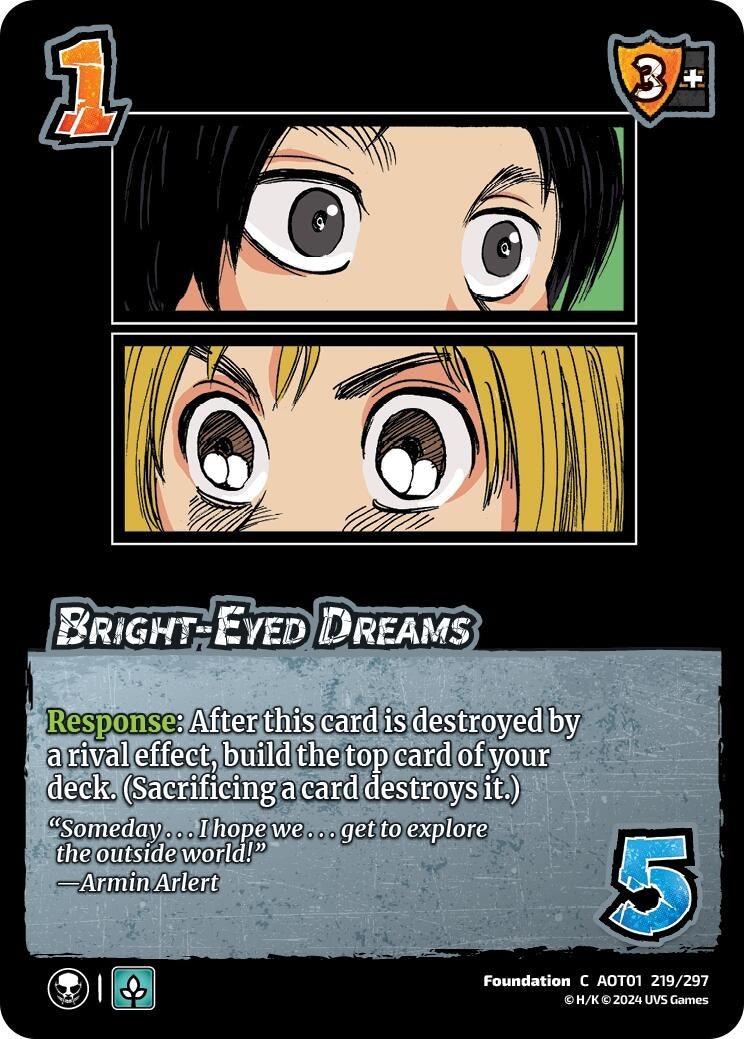 Image for Bright-Eyed Dreams (Attack on Titan: Battle for Humanity) (219/297) - UniVersus