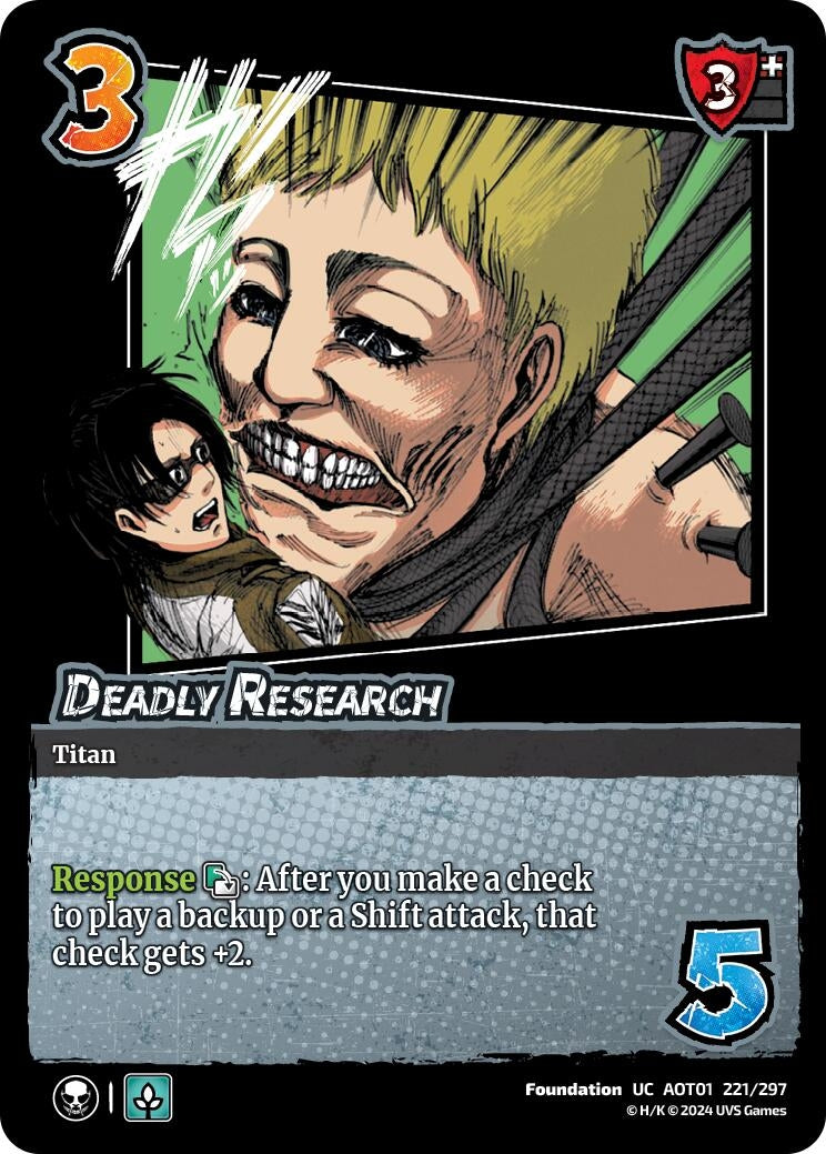 Image for Deadly Research (Attack on Titan: Battle for Humanity) (221/297) - UniVersus