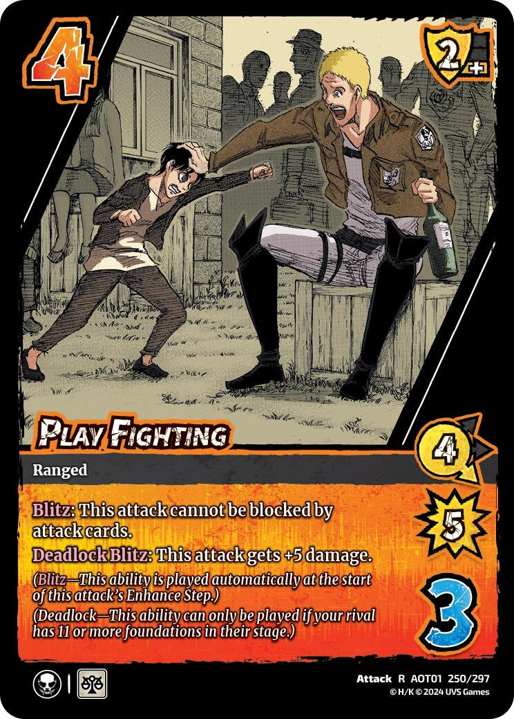 Image for Play Fighting (Attack on Titan: Battle for Humanity) (250/297) - UniVersus