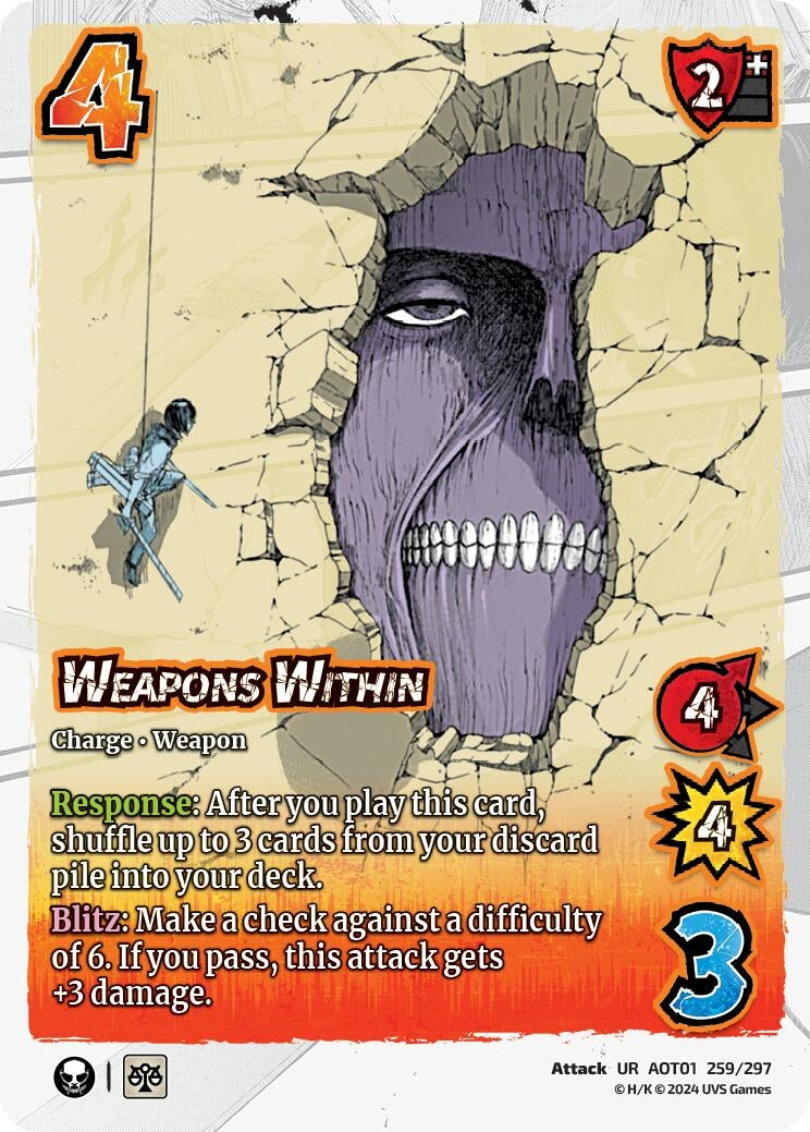 Image for Weapons Within (Attack on Titan: Battle for Humanity) (259/297) - UniVersus