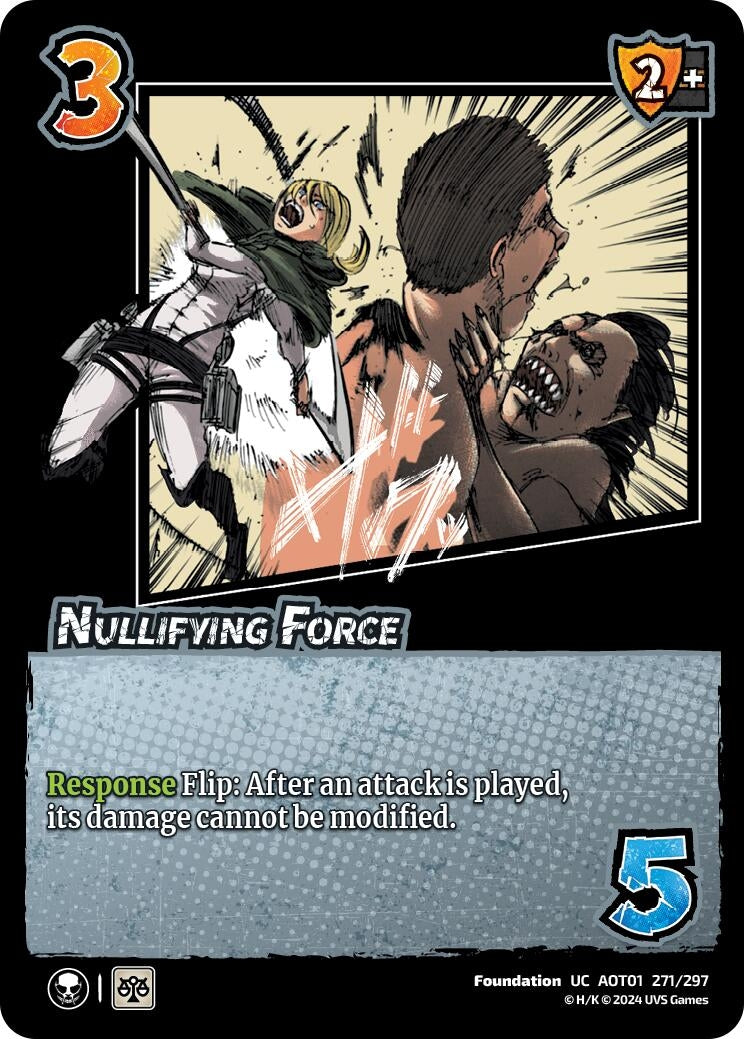 Image for Nullifying Force (Attack on Titan: Battle for Humanity) (271/297) - UniVersus
