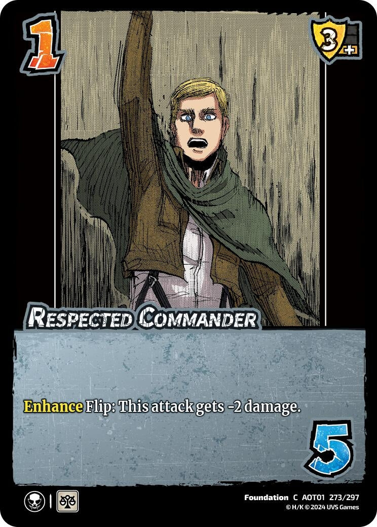 Image for Respected Commander (Attack on Titan: Battle for Humanity) (273/297) - UniVersus