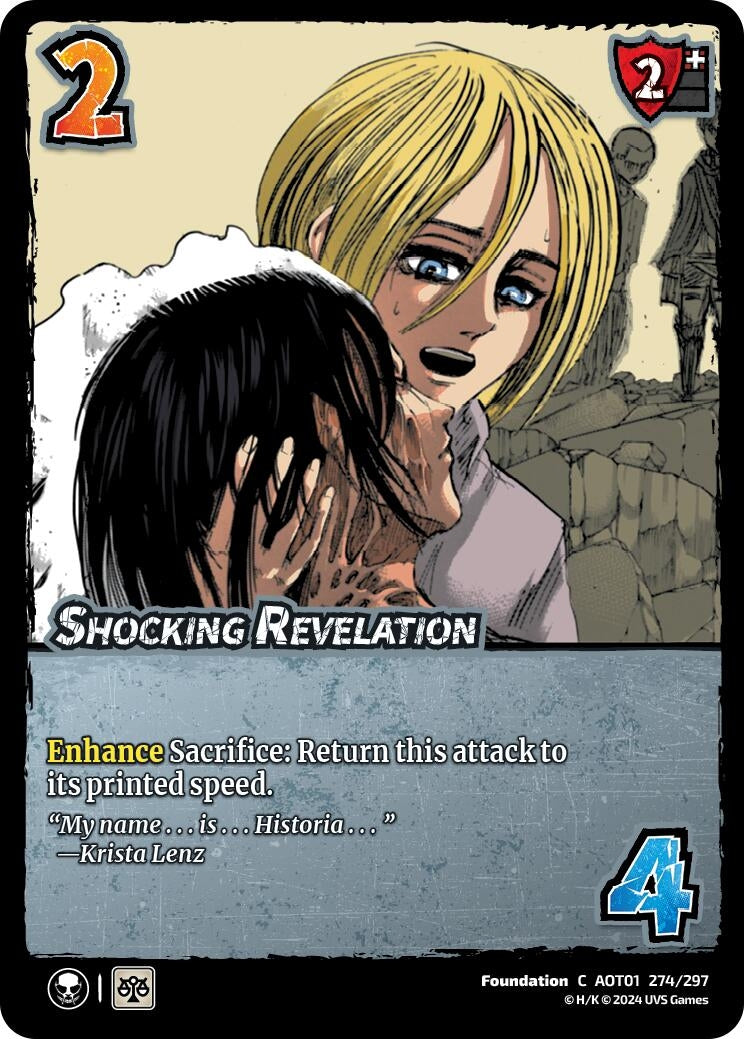 Image for Shocking Revelation (Attack on Titan: Battle for Humanity) (274/297) - UniVersus