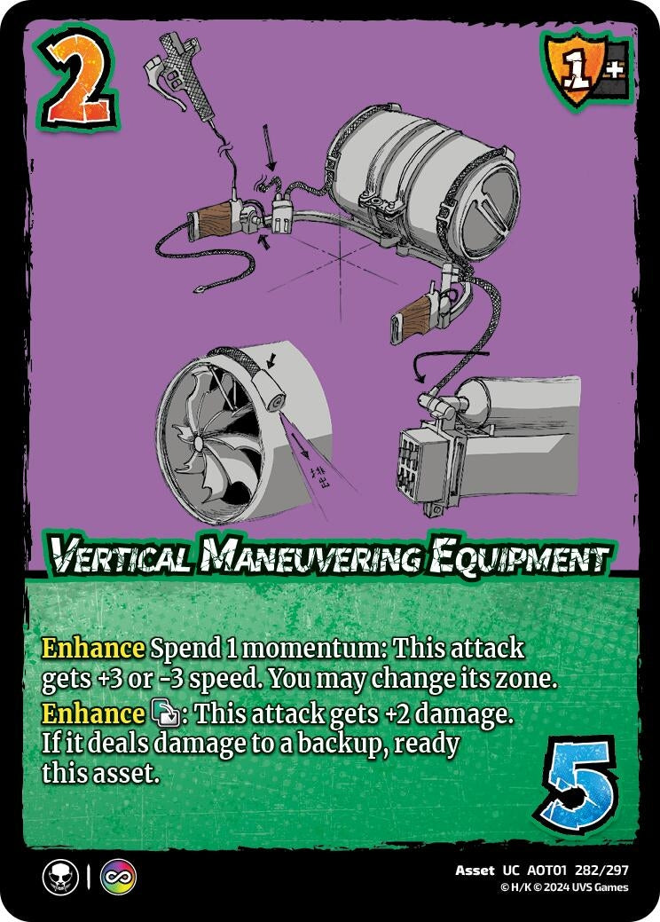 Image for Vertical Maneuvering Equipment (Attack on Titan: Battle for Humanity) (282/297) - UniVersus
