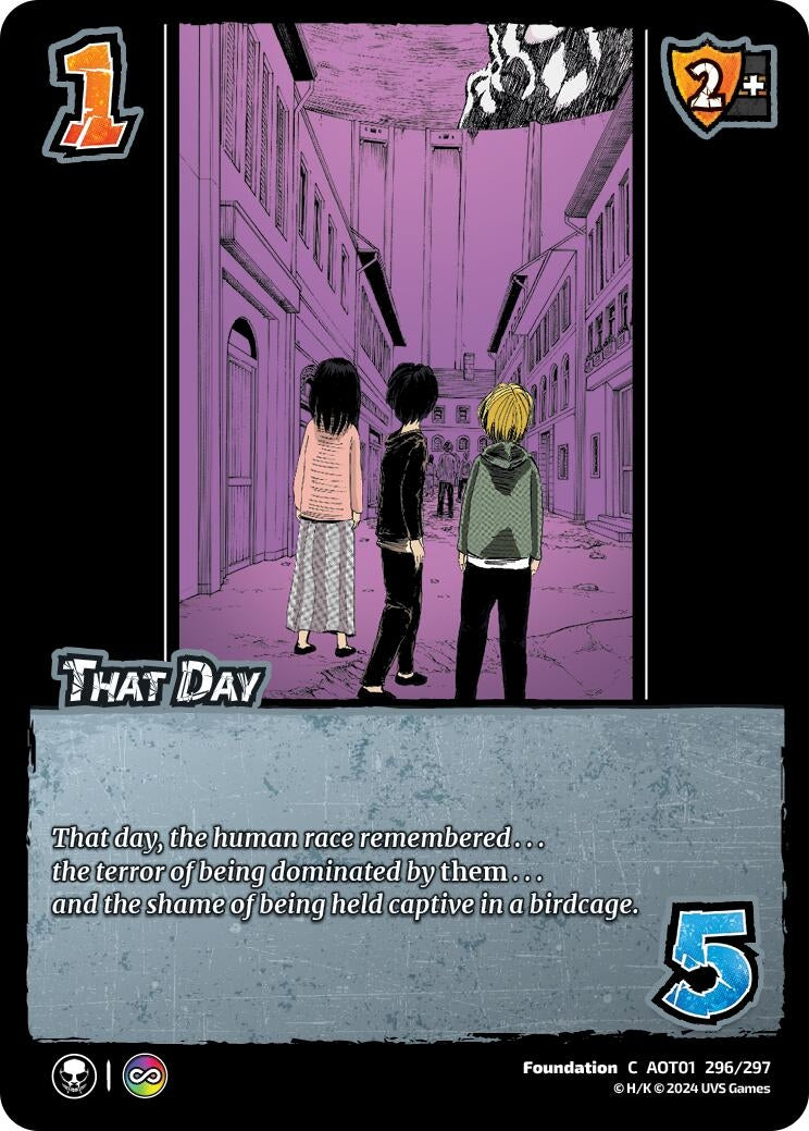 Image for That Day (Attack on Titan: Battle for Humanity) (296/297) - UniVersus