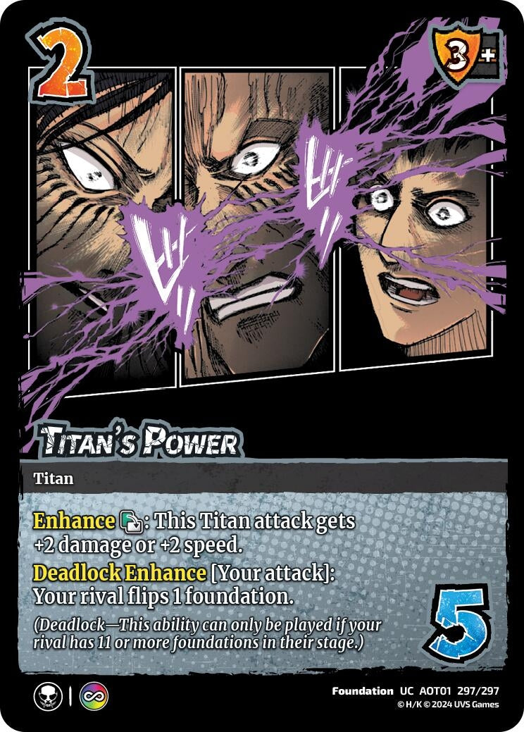 Image for Titan's Power (Attack on Titan: Battle for Humanity) (297/297) - UniVersus