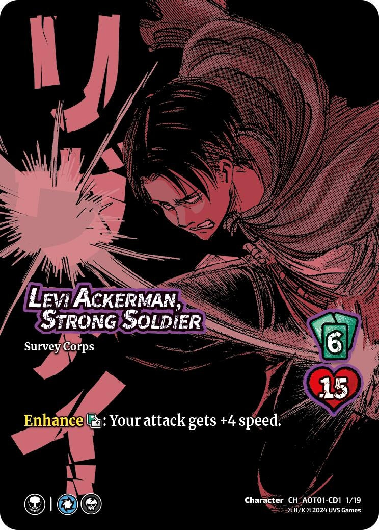 Image for Levi Ackerman, Strong Soldier (CD1) (Attack on Titan: Battle for Humanity) (CD1 1/19) - UniVersus
