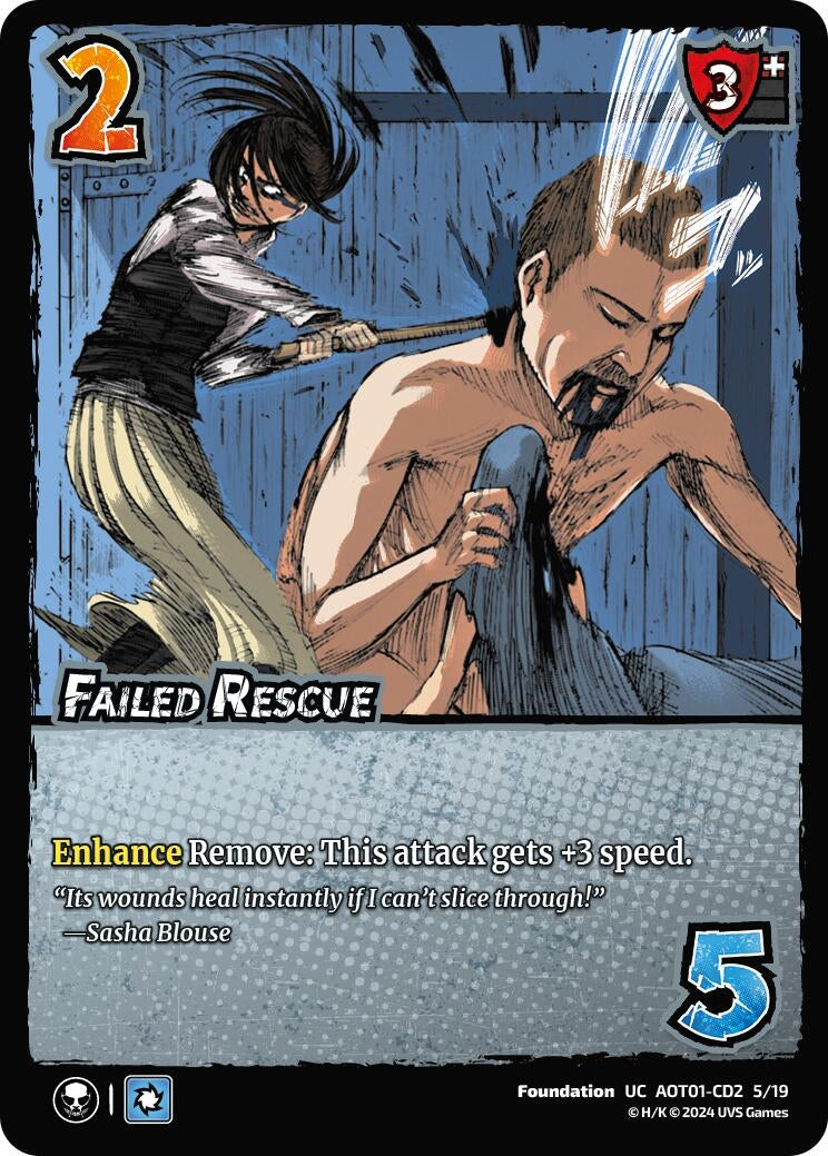 Image for Failed Rescue (CD2) (Attack on Titan: Battle for Humanity) (CD2 5/19) - UniVersus