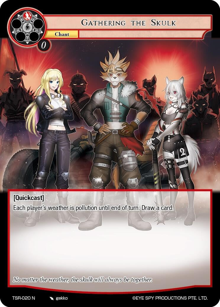 Image for Gathering The Skulk (The Battle at the Sacred Ruins) (TSR-020 N) - Force of Will