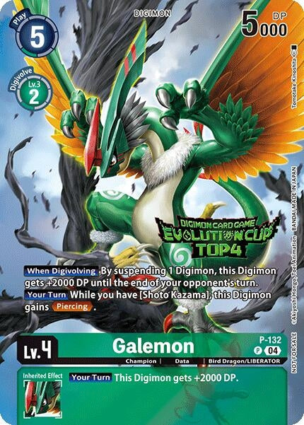 Image for Galemon (2024 Evolution Cup Top 4) (D-PR) (P-132 P) - Digimon Card Game