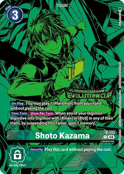 Image for Shoto Kazama (2024 Evolution Cup) (D-PR) (P-133 P) - Digimon Card Game