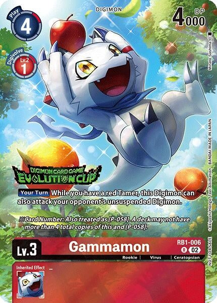 Gammamon - RB1-006 (2024 Evolution Cup) (RB1-006 R) (RB-01)