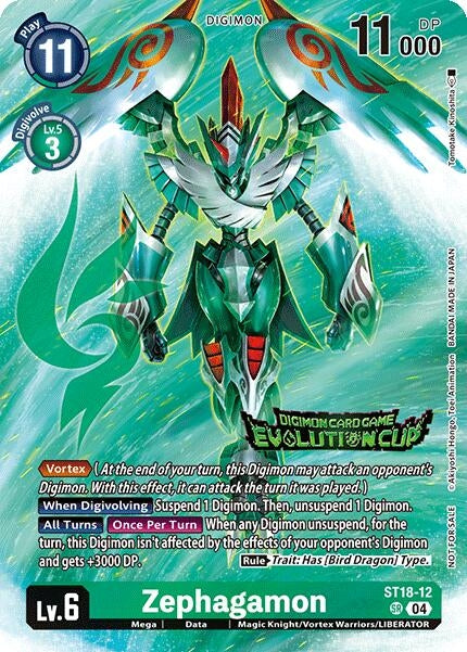 Image for Zephagamon (2024 Evolution Cup) (ST-18) (ST18-12 SR) - Digimon Card Game