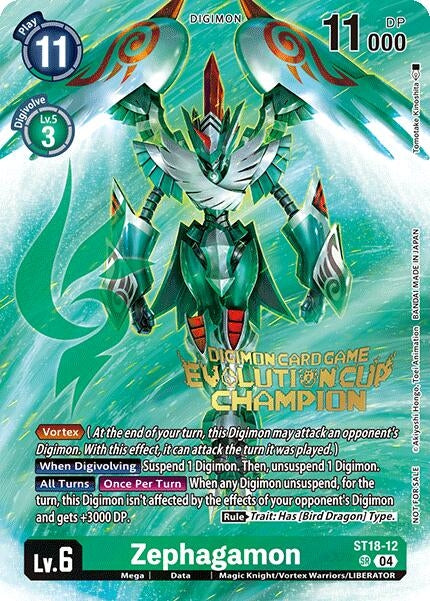 Image for Zephagamon (2024 Evolution Cup Champion) (ST-18) (ST18-12 SR) - Digimon Card Game