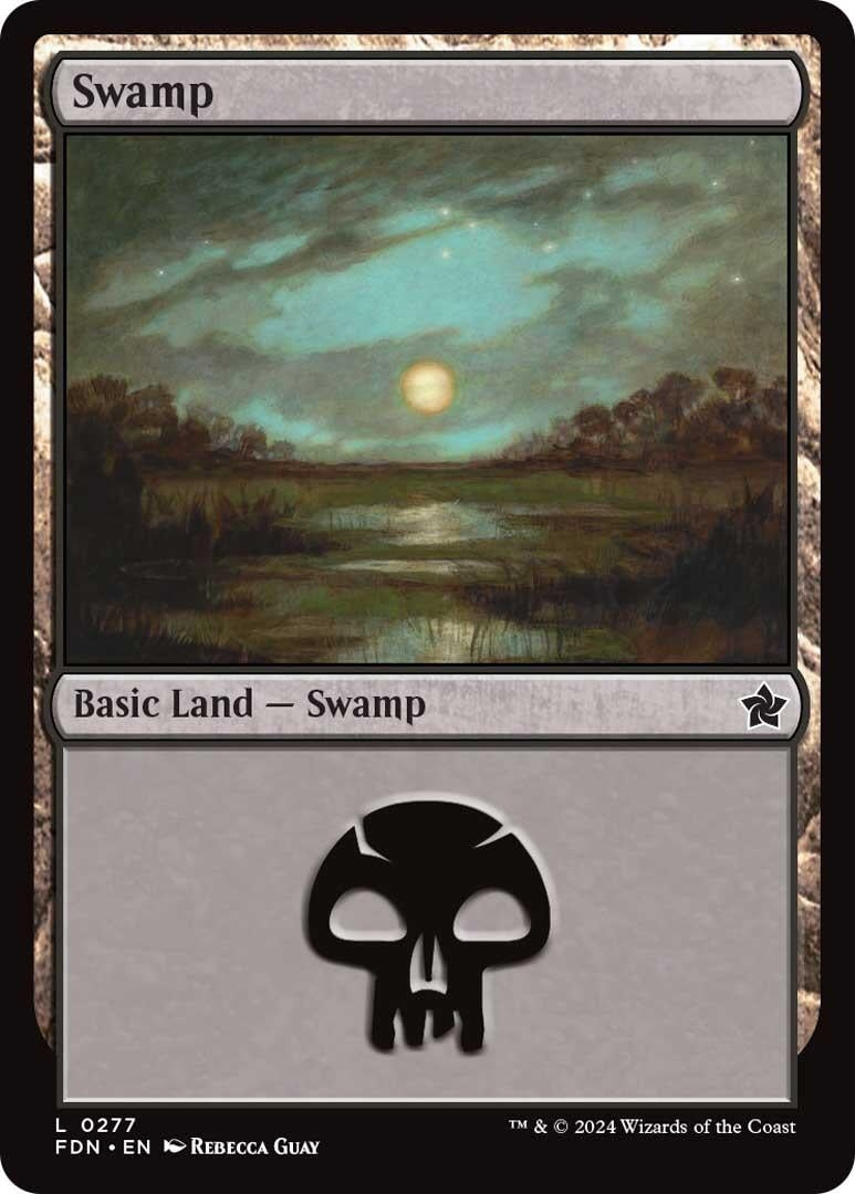 Image for Swamp (0277) (Foundations) (277) - Magic: The Gathering