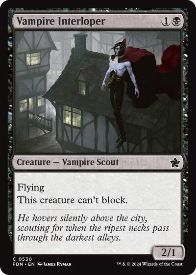 Image for Vampire Interloper (Foundations) (530) - Magic: The Gathering