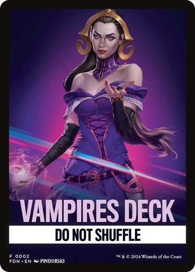 Image for Vampires Deck Theme Card (Foundations) (2) - Magic: The Gathering