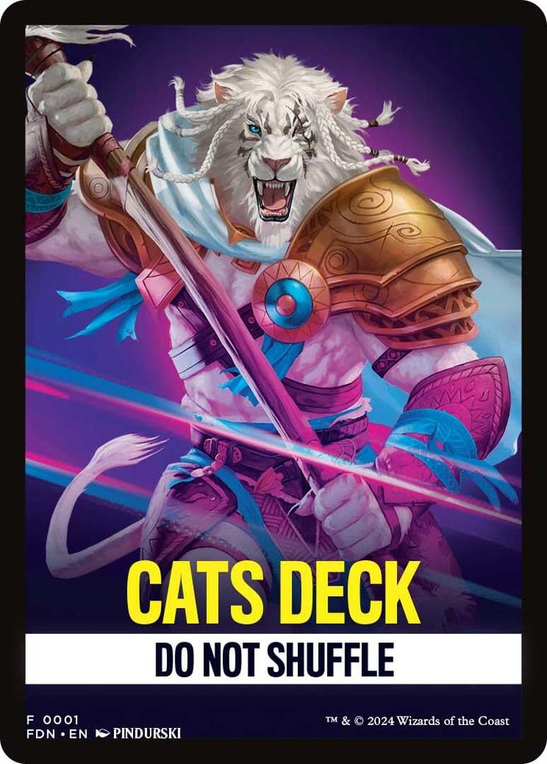 Image for Cats Deck Theme Card (Foundations) (1) - Magic: The Gathering