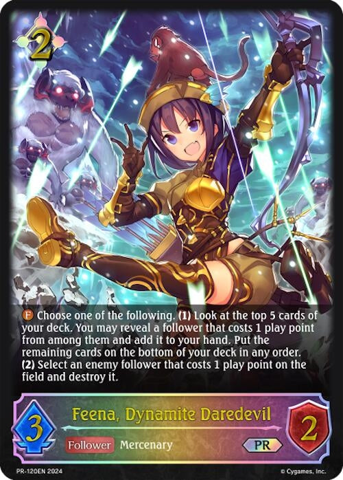 Image for Feena, Dynamite Daredevil (Shadowverse: Evolve Promo Cards) (PR-120EN) - Shadowverse: Evolve