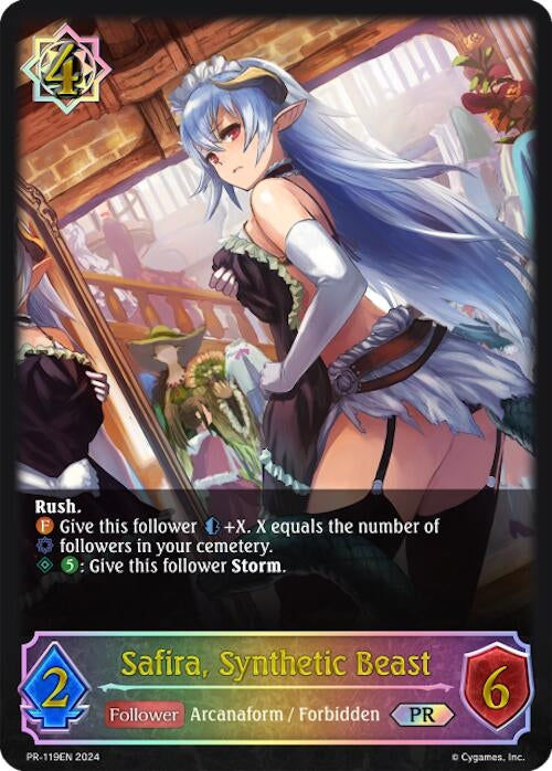 Image for Safira, Synthetic Beast (Shadowverse: Evolve Promo Cards) (PR-119EN) - Shadowverse: Evolve