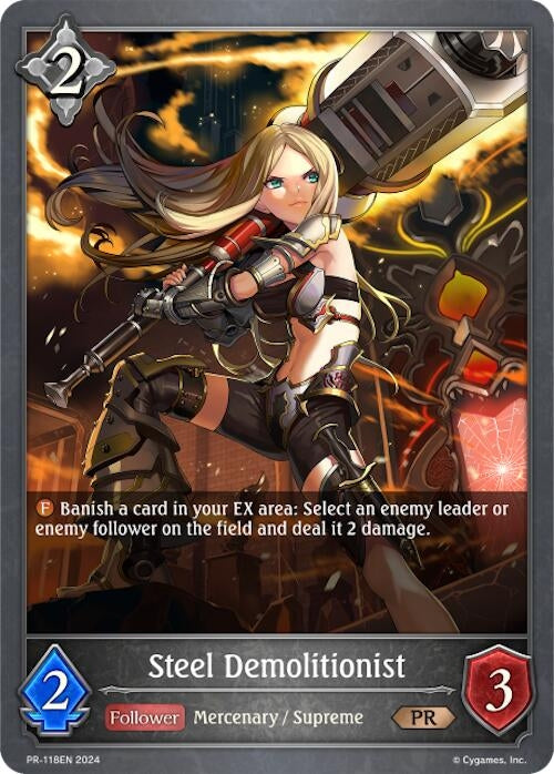 Image for Steel Demolitionist (Shadowverse: Evolve Promo Cards) (PR-118EN) - Shadowverse: Evolve