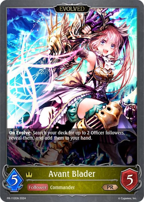 Image for Avant Blader (Evolved) (Shadowverse: Evolve Promo Cards) (PR-112EN) - Shadowverse: Evolve
