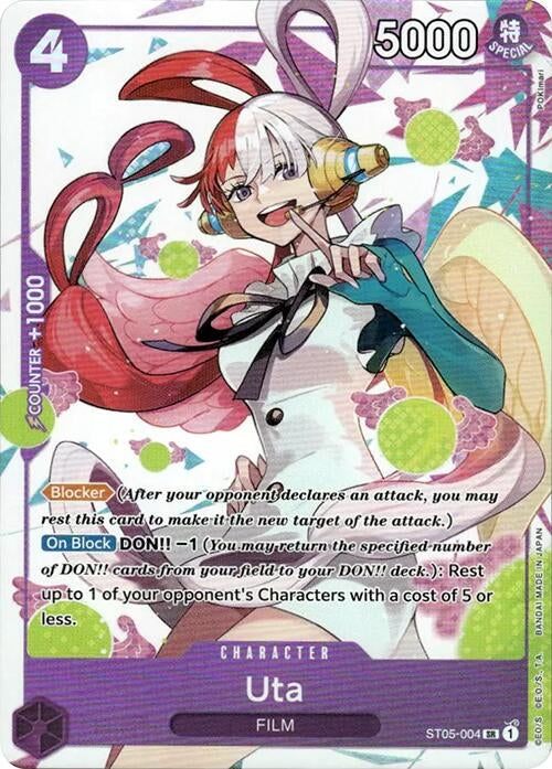 Image for Uta - ST05-004 (Premium Card Collection -Uta-) (One Piece Promotion Cards) (ST05-004) - One Piece Card Game