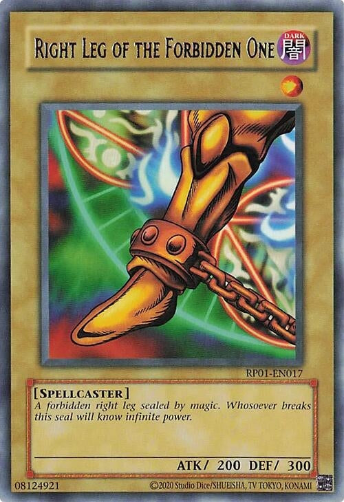 Image for Right Leg of the Forbidden One (Retro Pack (2020 Date Reprint)) (RP01-EN017) - YuGiOh