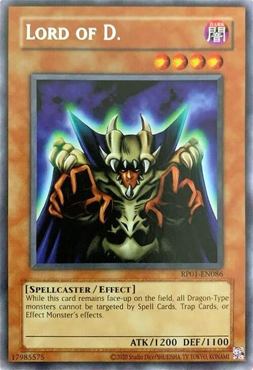 Image for Lord of D. (Retro Pack (2020 Date Reprint)) (RP01-EN086) - YuGiOh