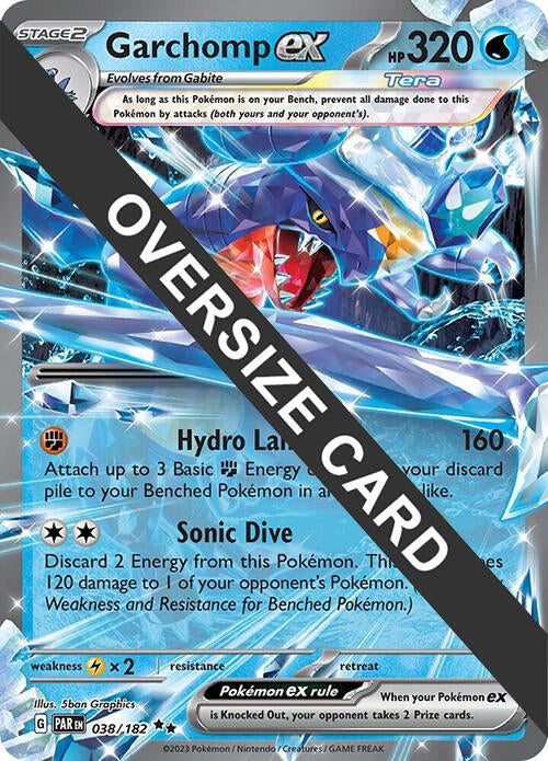 Image for Garchomp ex (Jumbo Cards) (038/182) - Pokemon