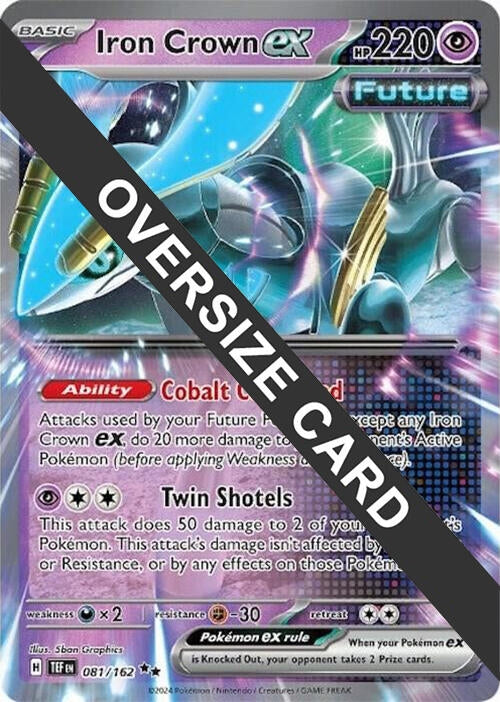 Image for Iron Crown ex (Jumbo Cards) (081/162) - Pokemon