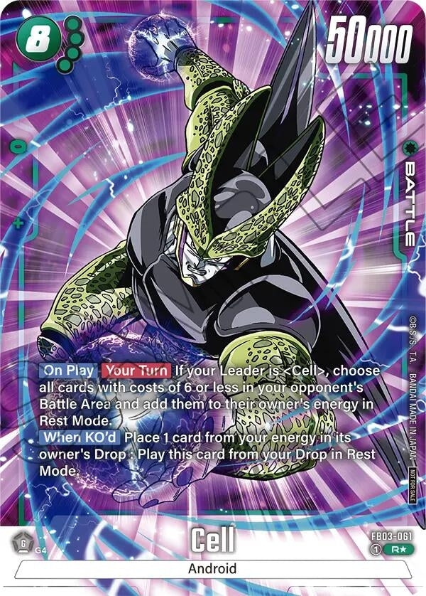 Image for Cell (Tournament Pack -Winner- 03) (Tournament and Championship Promos) (FB03-061) - Dragon Ball Super: Fusion World