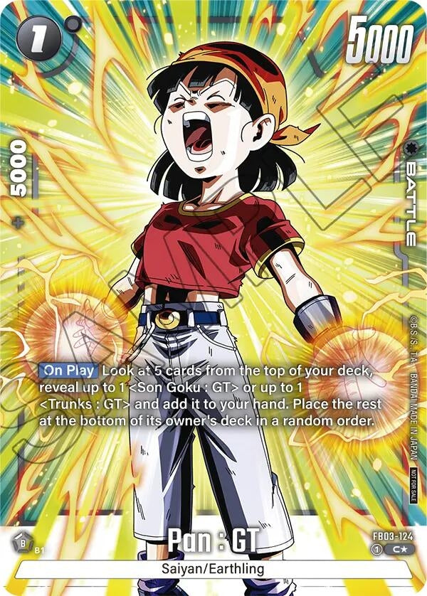 Image for Pan : GT (Tournament Pack -Winner- 03) (Tournament and Championship Promos) (FB03-124) - Dragon Ball Super: Fusion World